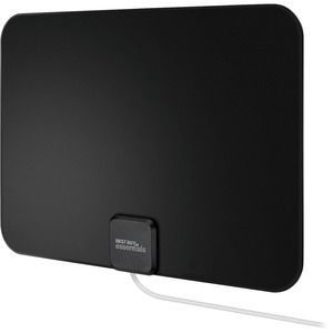 Best Buy essentials™ - BE-ANT200HA Thin Film Indoor HDTV Antenna - Black/White